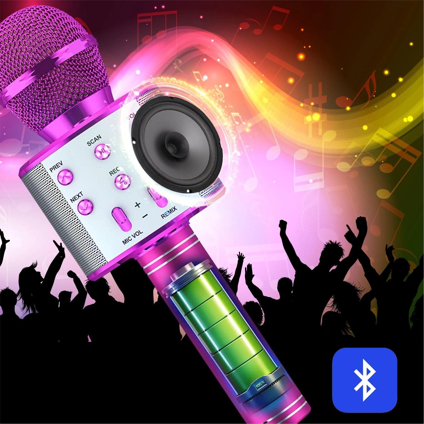 5-in-1 Bluetooth Karaoke Mic