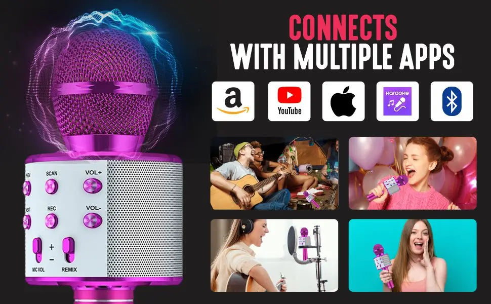 5-in-1 Bluetooth Karaoke Mic