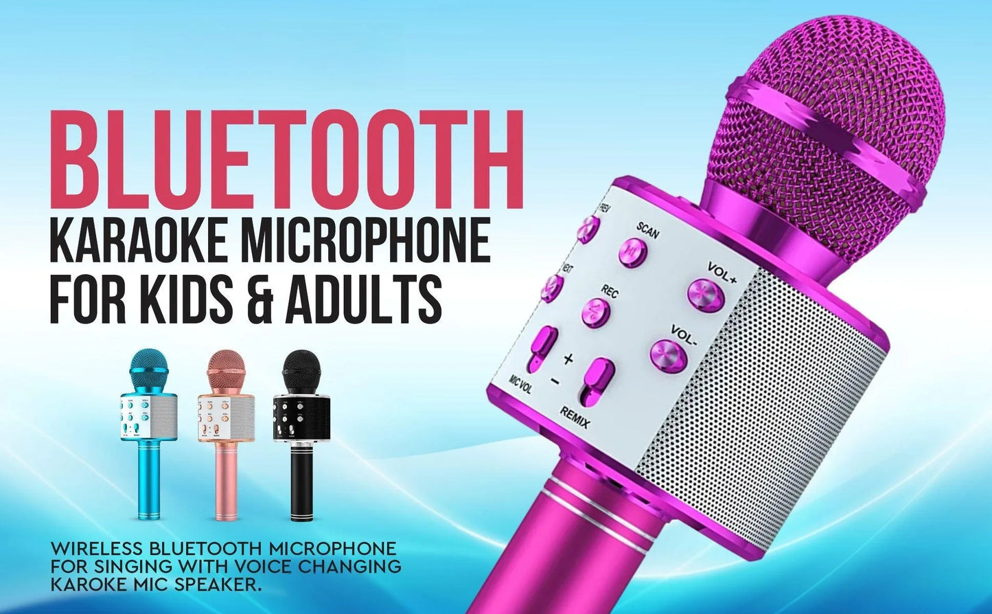 5-in-1 Bluetooth Karaoke Mic