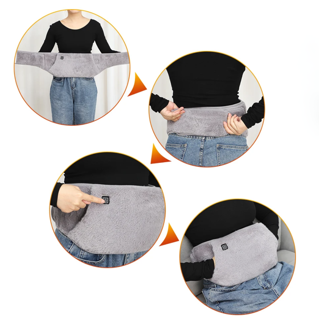 USB Electric Heating Belt for Waist, Abdomen & Lumbar Warmth