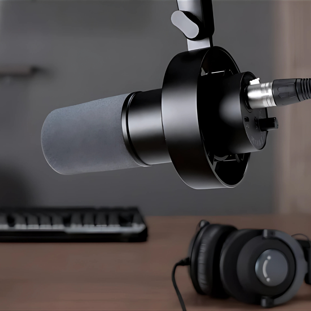 Dynamic USB/XLR Microphone with Touch-Mute & Shock Mount