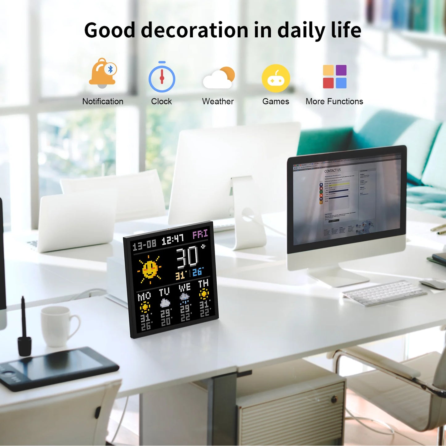64x64 Pixel Art LED Digital Picture Frame