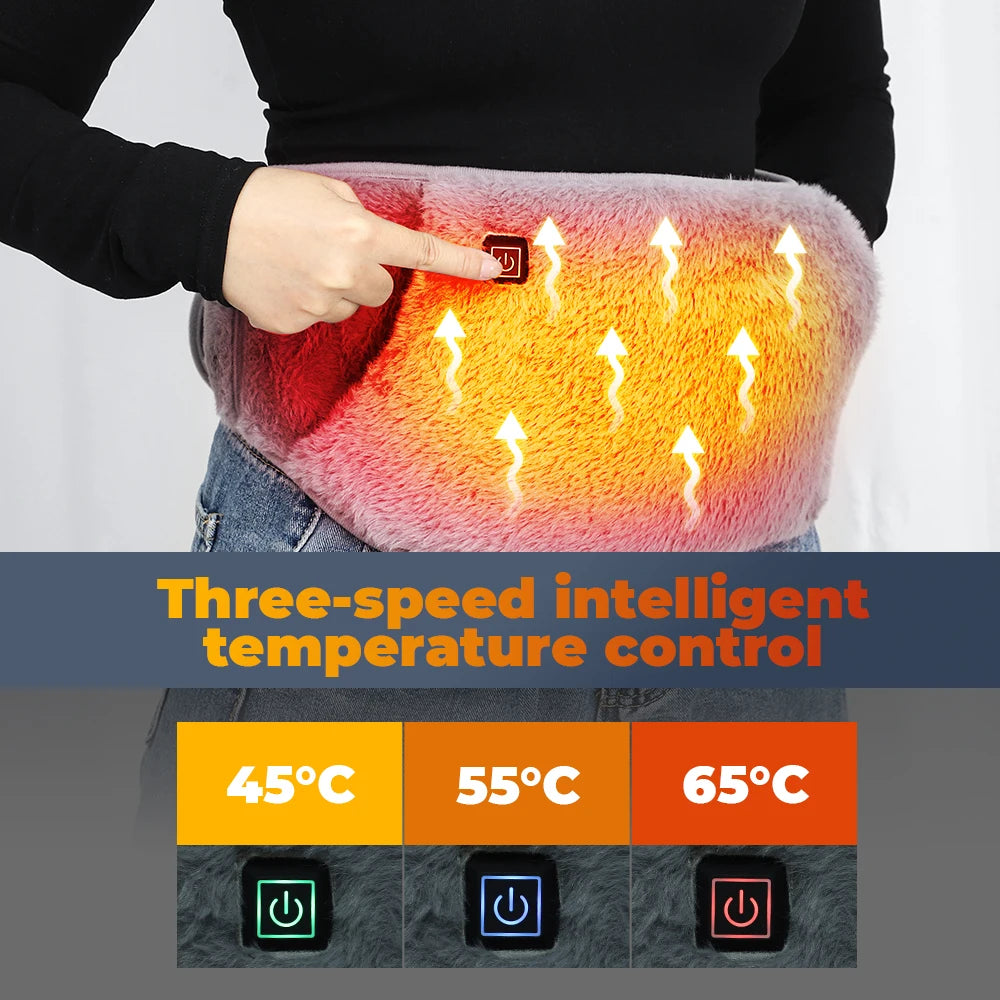 Total Warmth Kit (USB Electric Heating Belt + Foot Warmer Pad)