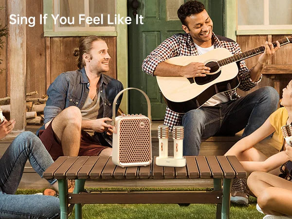 Portable Bluetooth Karaoke Speaker with Microphone