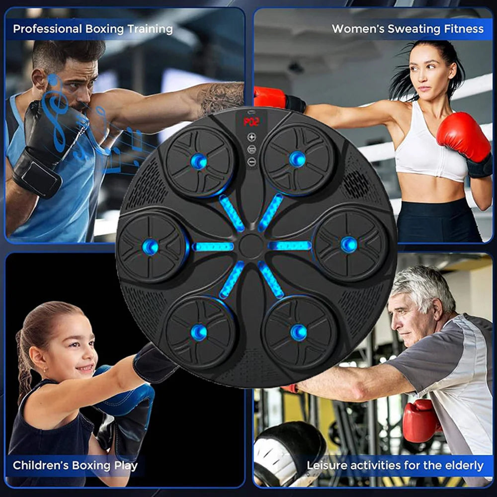 Smart Bluetooth Boxing Trainer with Reaction Target & Type-C Charging