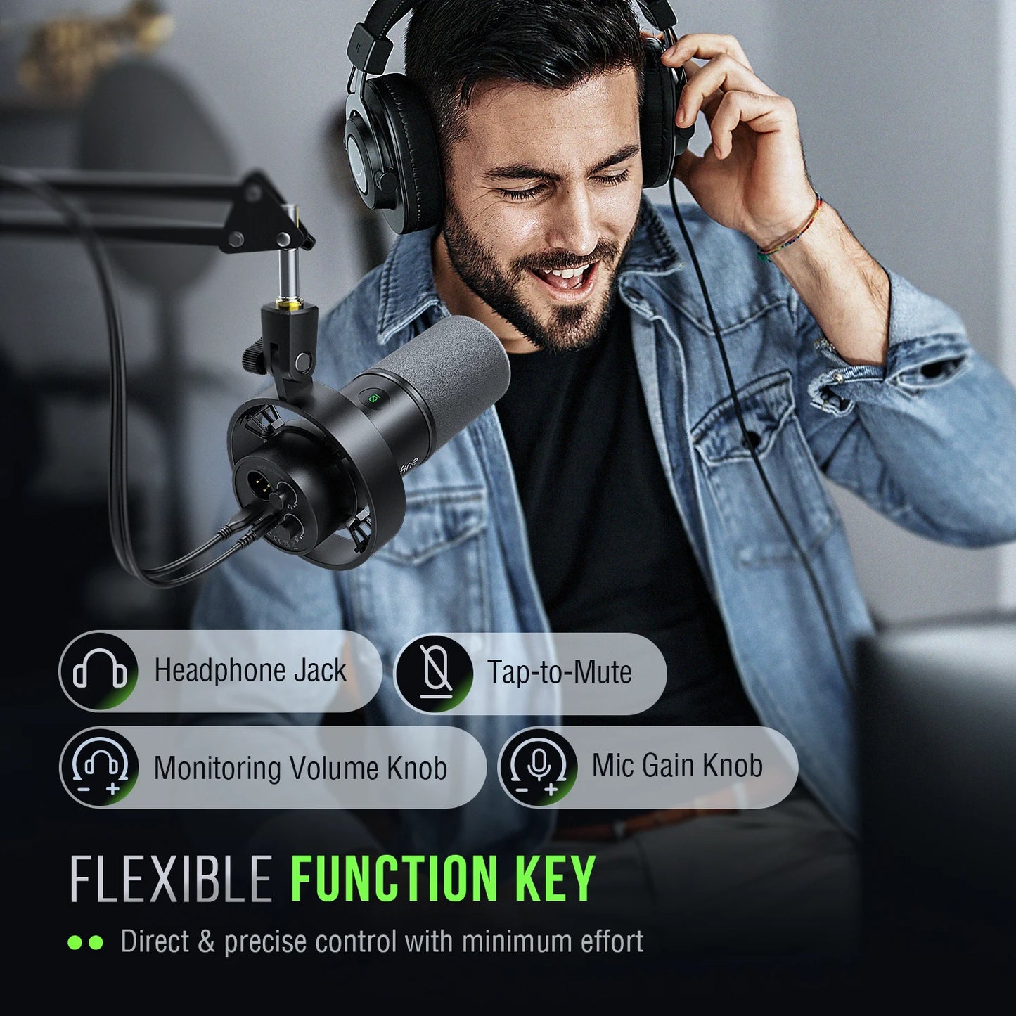 Home Theatre Pack (USB/XLR Dynamic Mic + 720P Android Projector)