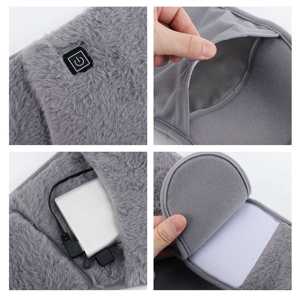 Total Warmth Kit (USB Electric Heating Belt + Foot Warmer Pad)