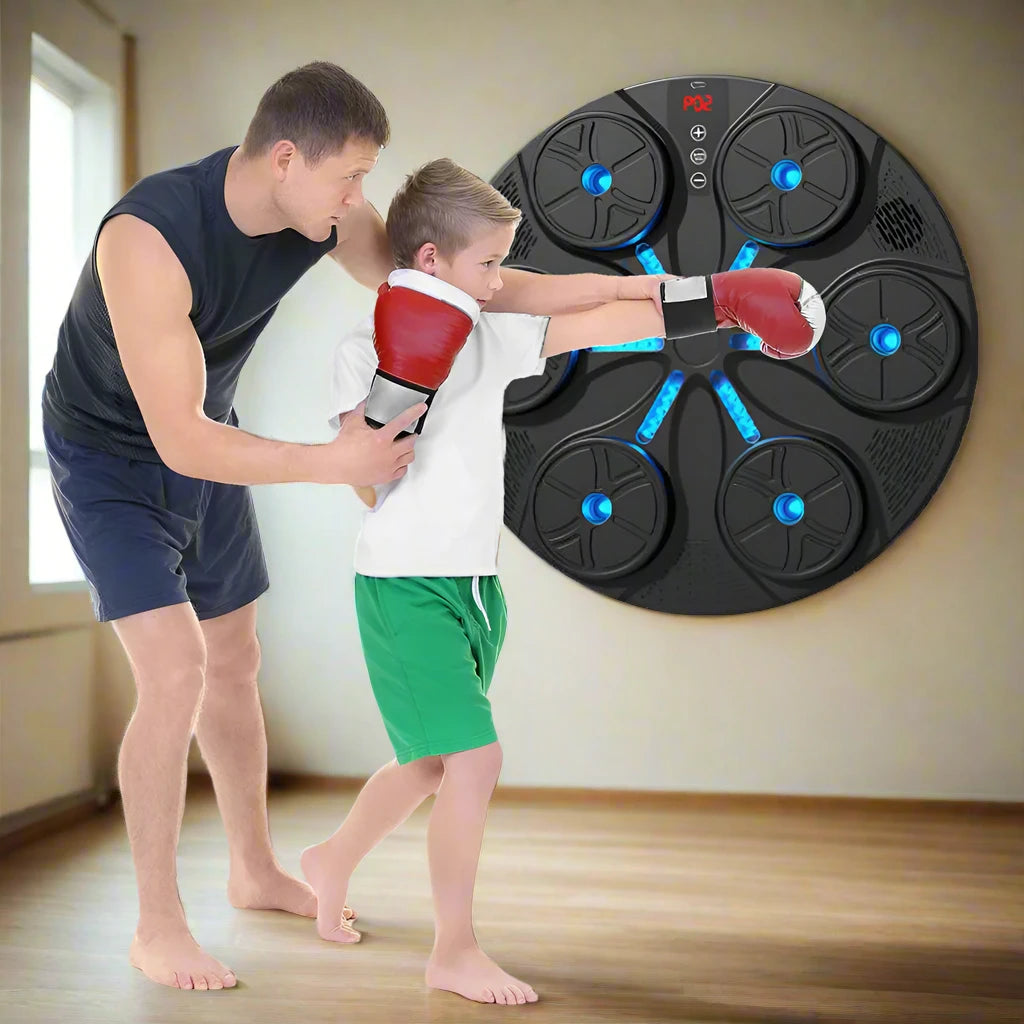 Smart Bluetooth Boxing Trainer with Reaction Target & Type-C Charging