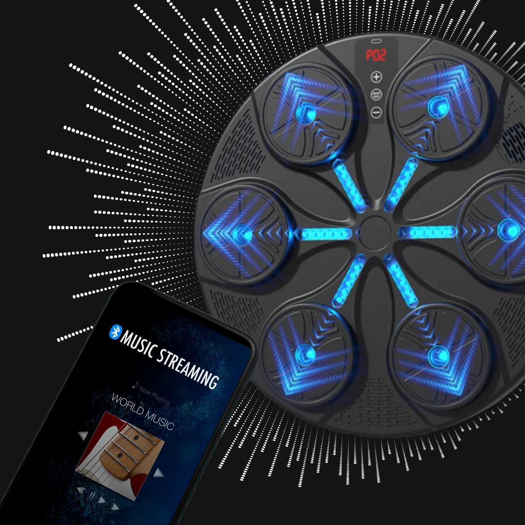 Smart Bluetooth Boxing Trainer with Reaction Target & Type-C Charging