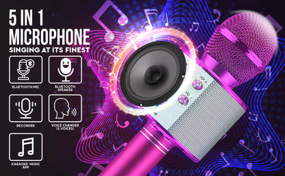 5-in-1 Bluetooth Karaoke Mic