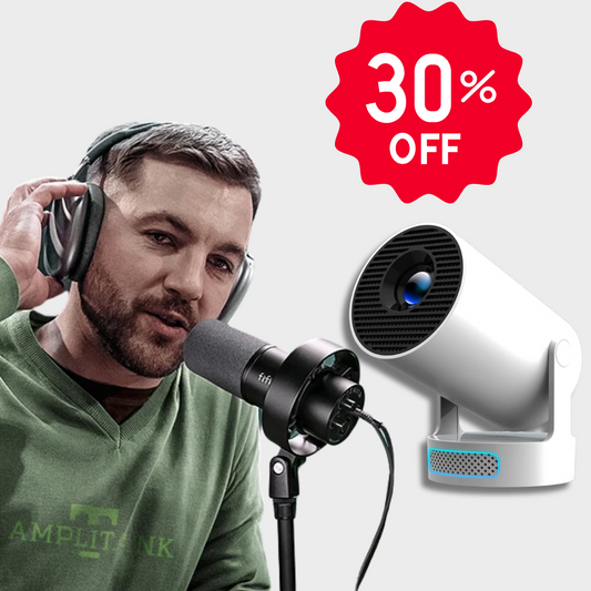 Home Theatre Pack (USB/XLR Dynamic Mic + 720P Android Projector)