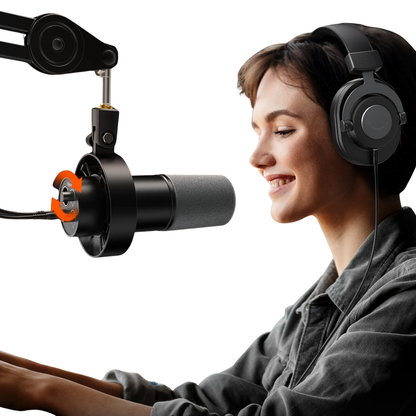 Dynamic USB/XLR Microphone with Touch-Mute & Shock Mount