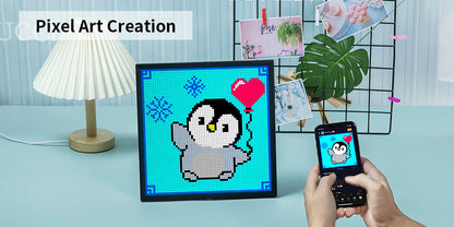 64x64 Pixel Art LED Digital Picture Frame