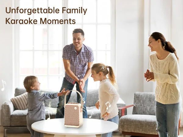 Portable Bluetooth Karaoke Speaker with Microphone