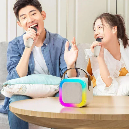 Portable Bluetooth Karaoke Speaker with Wireless Microphones