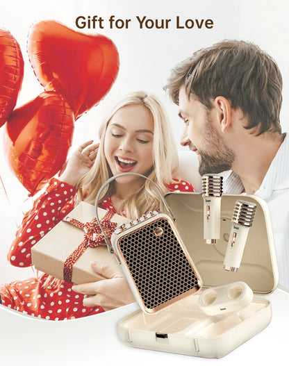 Portable Bluetooth Karaoke Speaker with Microphone