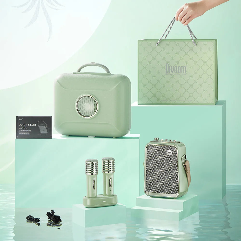 Portable Bluetooth Karaoke Speaker with Microphone