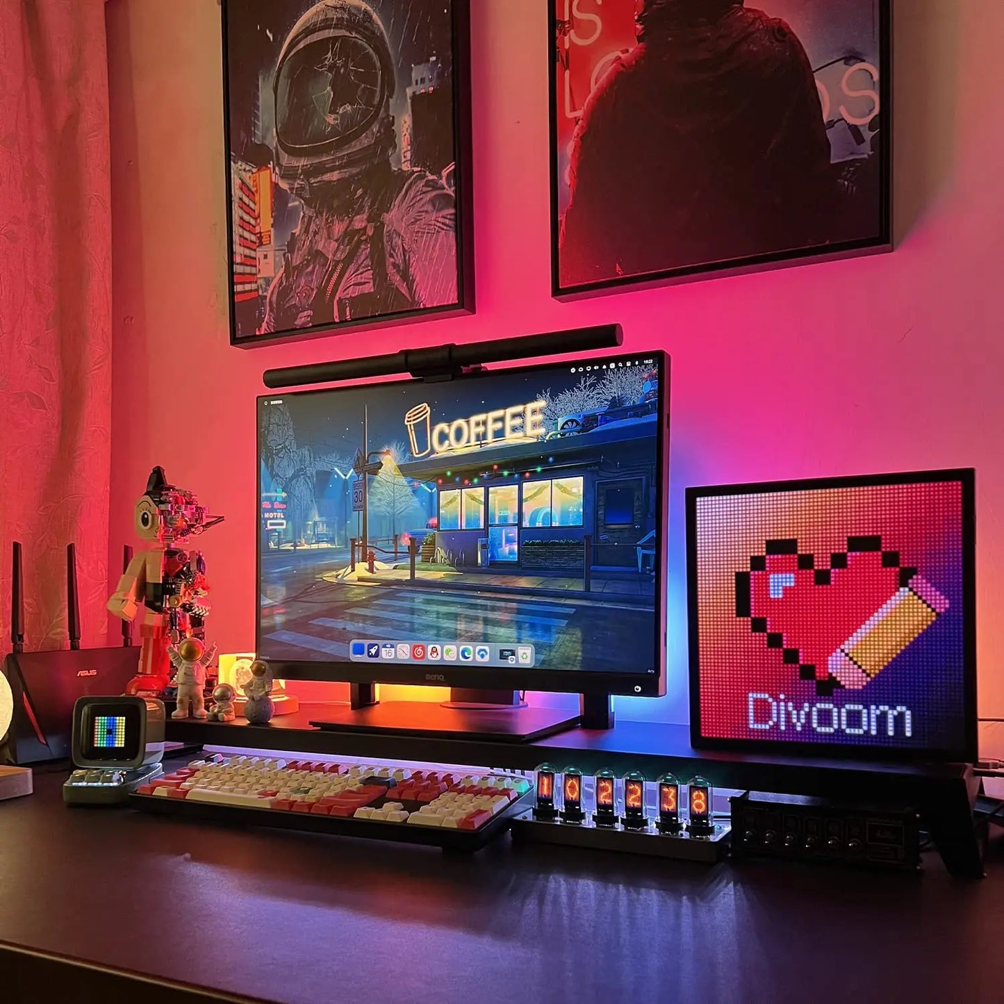 64x64 Pixel Art LED Digital Picture Frame