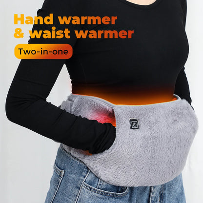 Total Warmth Kit (USB Electric Heating Belt + Foot Warmer Pad)