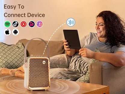 Portable Bluetooth Karaoke Speaker with Microphone