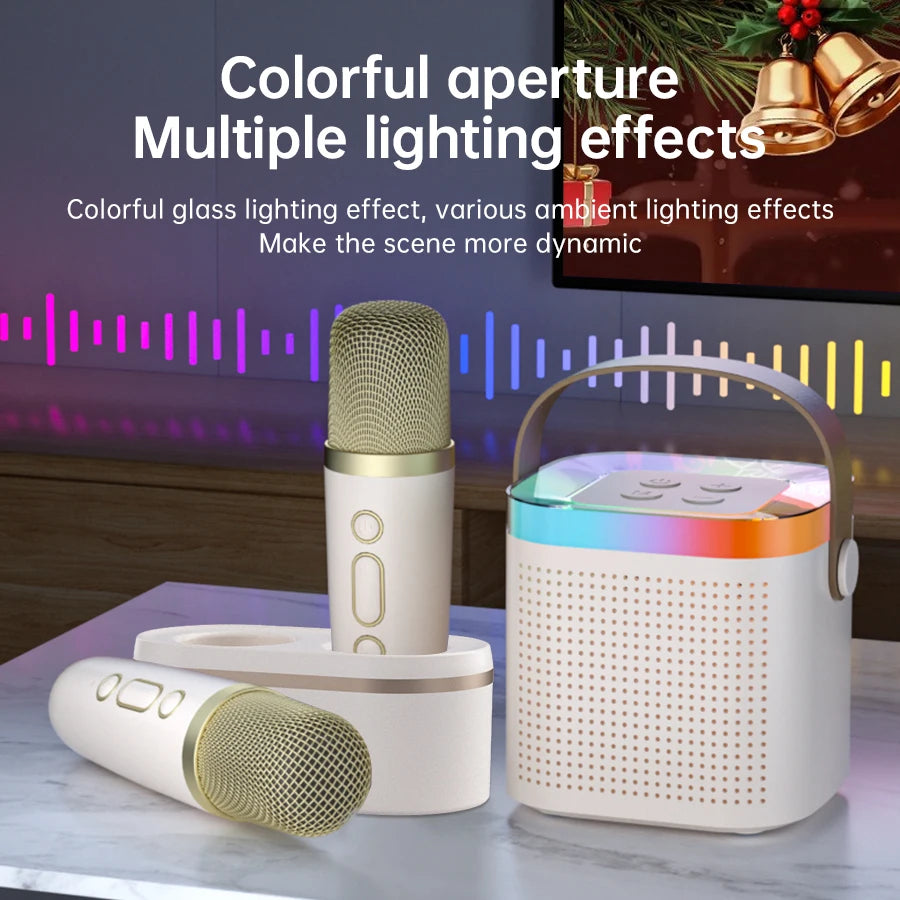 Wireless Karaoke Microphones for Home Singing (Set of 2)