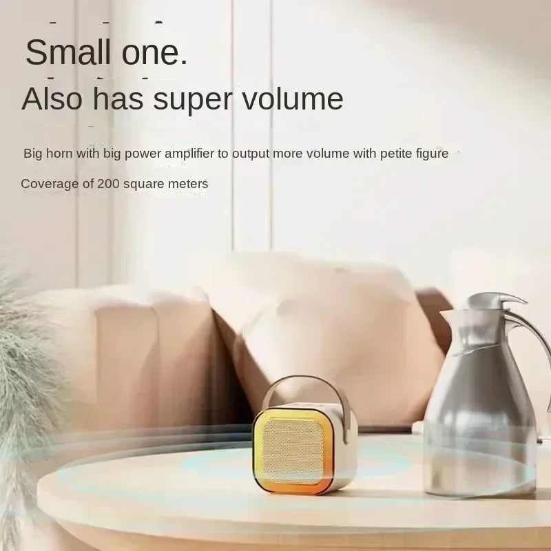 Portable Bluetooth Karaoke Speaker with Wireless Microphones