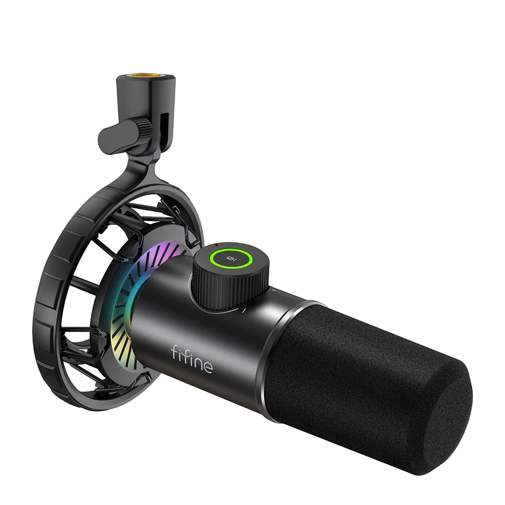 USB Streaming Microphone with Tap-to-Mute & RGB