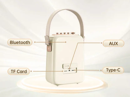 Portable Bluetooth Karaoke Speaker with Microphone
