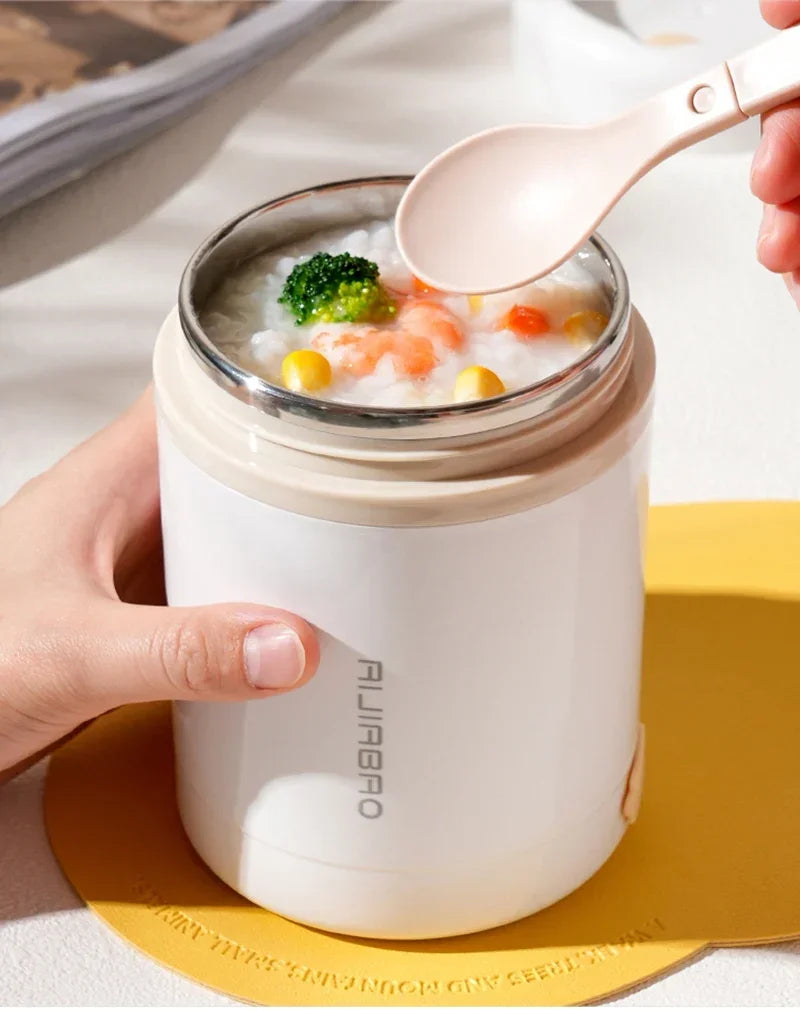 600ML USB Electric Lunch Box Food Warmer Portable Stainless Steel